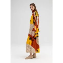 Patterned Dress With Neckband -Maison Close Sales patterned dress with neckband 5dca3e2a61e1a05d383f6eeb26b46000