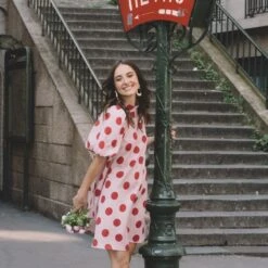 Pauline Polka Dots Dress -Maison Close Sales pauline dress 9a18c8091304a35fa381d4358d823c61