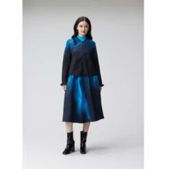 Dancing Night Balloon Skirt - Blue 18 Dancing Night Balloon Skirt - Blue -Maison Close Sales peace at night knit jacket top e9605bc274596f83a497de9564eaa5a1