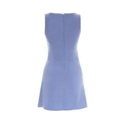 Pennie V Bust Detail Mini Blue Crepe Dress -Maison Close Sales pennie v bust detail mini blue crepe dress ce5f6a4cf6d687fabb8149975f82e21d