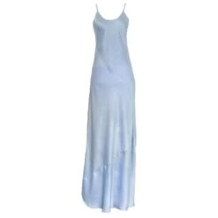 Natural Dyed Prairie Wildrye Slip Dress In Tall Bell Flower