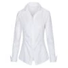 Joy Shirt - Pure Mercerized Cotton In White Check