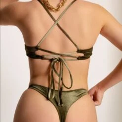 Cabana Green Two Piece Velvet Bikini Set -Maison Close Sales ppe2ndnbzqwwvdfbo8ab