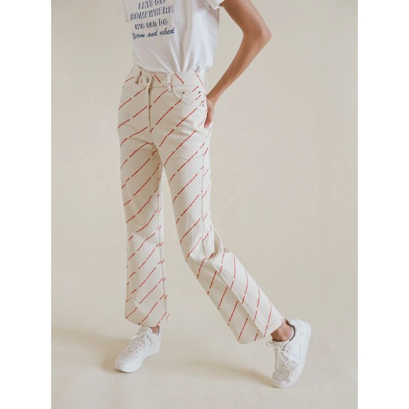 "Let'S Go Somewhere We Can Be Warm And Naked" Twill Pants 7 "Let'S Go Somewhere We Can Be Warm And Naked" Twill Pants - Image 5