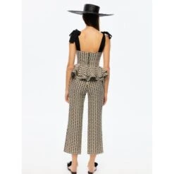 Printed Wide-Leg Pants -Maison Close Sales printed wide leg pants 2aab0fa8269d70024faa827b3dc1db6c