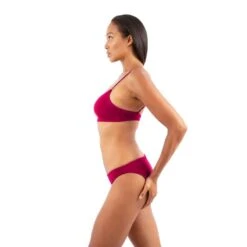 Canggu Low Waist Bikini In Red Coral -Maison Close Sales pvleznew6y57hpppkp45