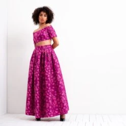 Evening Floral Draped Skirt -Maison Close Sales qw5r2j2sf9fqmnaez8p0