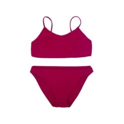 Canggu Low Waist Bikini In Red Coral