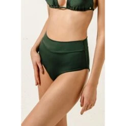 Resort High Waist Bottoms - Green -Maison Close Sales resort high waist bottoms b0603e87a6ceb73d94555eaec22287b6