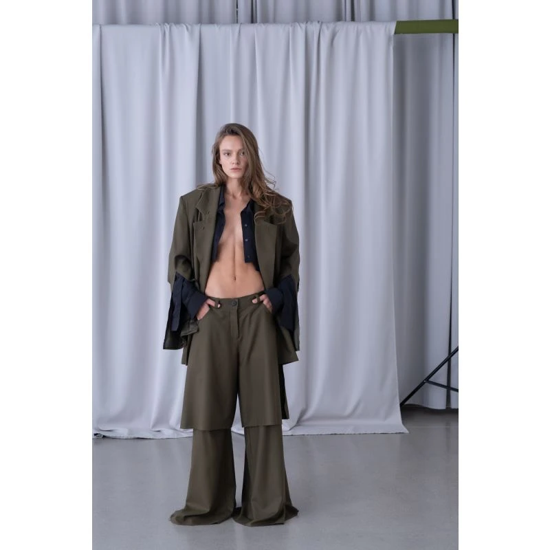 Saint Cropped Shirt: Black 5 Saint Cropped Shirt: Black - Image 3