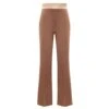 Sandstorm Satin Waistband Flared Trousers -Maison Close Sales sandstorm satin waistband flared trousers 39b750099b6e10b84b76bc7e74a8be2f