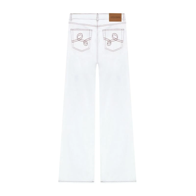 Seashell Embroidered Wide-Leg Pants 5 Seashell Embroidered Wide-Leg Pants - Image 3