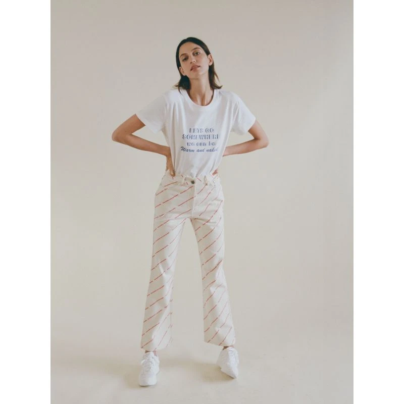 "Let'S Go Somewhere We Can Be Warm And Naked" Twill Pants 4 "Let'S Go Somewhere We Can Be Warm And Naked" Twill Pants - Image 2