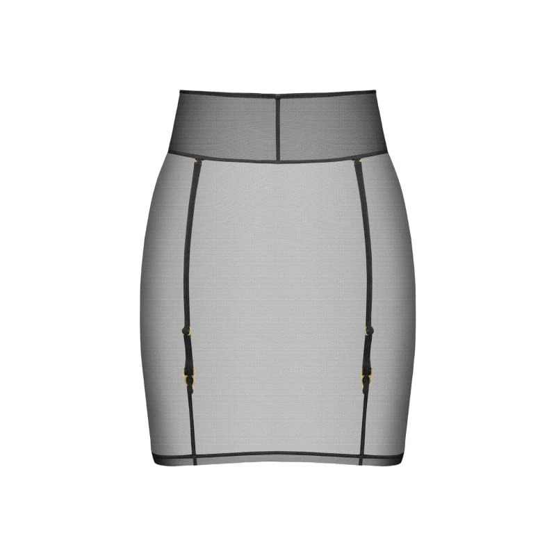 Maison Close Skirt With Suspenders - L'amoureuse - Black Dahlia 4 Maison Close Skirt With Suspenders - L'amoureuse - Black Dahlia - Image 2