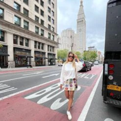 Square Crochet Mini Skirt - Off- White -Maison Close Sales square mini skirt off white 35494679aa485cfcddbd0a8443410ca5