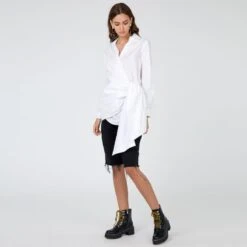 Vega White Cotton Shirt -Maison Close Sales stv4tajh5jbcwbctgiwo