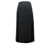 Bamboo Hi-lo Hemline Midi Skirt With Side Slit In Black -Maison Close Sales sucpqklqtckpmnjqcuq0