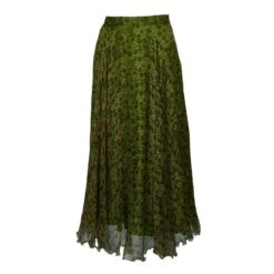 Long Skirt In Silk Crepon