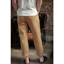 Damsons The Work Pant Tan -Maison Close Sales t4b6q4ekttlivnk7x3xe