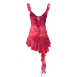 Third Date Sheer Pink Floral Print Ruffle Hem Sexy Mini Dress -Maison Close Sales third date sheer pink floral print ruffle hem sexy mini dress 6ce51c4686eb35c3757ca521ae701f86