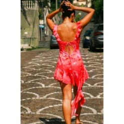 Third Date Sheer Pink Floral Print Ruffle Hem Sexy Mini Dress -Maison Close Sales third date sheer pink floral print ruffle hem sexy mini dress 77ba574874c6d7e6b5beb8981a8e3f50