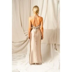 Long Button Wrap Skirt Champagne -Maison Close Sales ujz8stvyjmwhgywofowr
