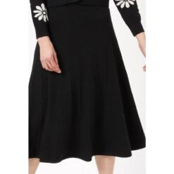 Knitted Ribbed Midi Skirt In Black -Maison Close Sales umrhg2wdbio1otgzcfqu