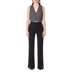 Pants Monica Designer Black - Long -Maison Close Sales urbamq3r8p4xyqdmhugz