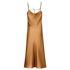 Slip Camel Silk Dress -Maison Close Sales v24tqloqvsiigdkzcxd6