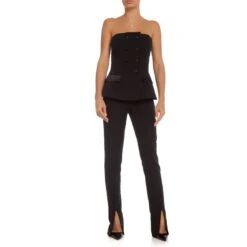 Slit Front Cigarette Pant In Black -Maison Close Sales vdjzxtpxpzq6mgslh3td