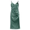 Venice Satin Midi Dress – Emerald Green 1 Venice Satin Midi Dress – Emerald Green -Maison Close Sales venice satin midi dress emerald green 744dedd6e3ab305abd8b5aa92d3050f4