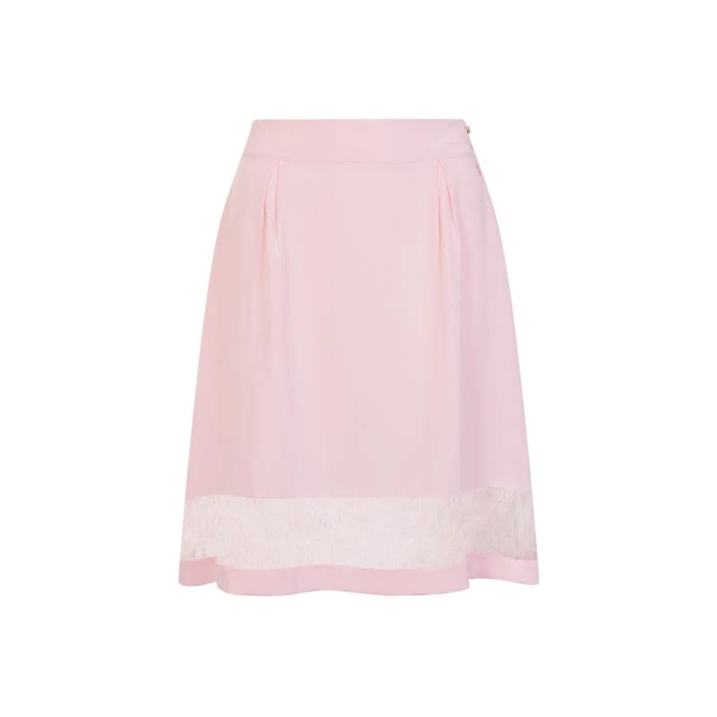 Pale Pink Silk Skirt 3 Pale Pink Silk Skirt