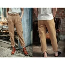 Damsons The Work Pant Tan -Maison Close Sales vfovnilyaecqilce86ru