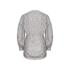 Carlotte Dress In White Printed Poplin 9 Carlotte Dress In White Printed Poplin -Maison Close Sales vfup25cmjqm3cp1fbxck