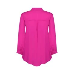 Delphine Top Hot Pink Silk Georgette -Maison Close Sales vho9yv5aner1sq4jnb0i