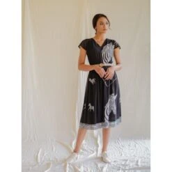 Vintage Chiffon Dress With Bold Zebra Print 18 Vintage Chiffon Dress With Bold Zebra Print -Maison Close Sales vintage chiffon dress with bold zebra print dc55f8b4a6463ca91e3e8352f4dcacaa