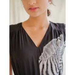 Vintage Chiffon Dress With Bold Zebra Print 21 Vintage Chiffon Dress With Bold Zebra Print -Maison Close Sales vintage chiffon dress with bold zebra print f76520f06a88507ecf0ab5b2fb214e47