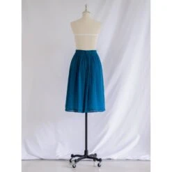 Vintage Green Pleated Flared Chiffon Skirt -Maison Close Sales vintage green pleated flared chiffon skirt cd83a5f88f78a82fea68c01c1c9edf6c