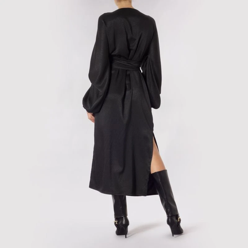 Riley Black Jacquard Dress 10 Riley Black Jacquard Dress - Image 8