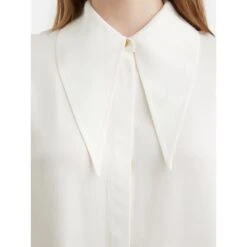 Ecru Lapel Collar Shirt -Maison Close Sales vtftyblnbslh8oszgnsi