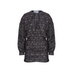 Carlotte Mini Dress In Printed Poplin