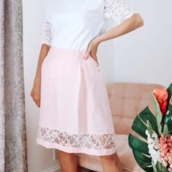 Pale Pink Silk Skirt 7 Pale Pink Silk Skirt -Maison Close Sales wfoqt25ua94cggfcm2xh
