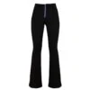 Wicked Elastic Flared Trousers In Black -Maison Close Sales wicked ribbed flared trousers in black af895a583218996d728cc4285b8b295d