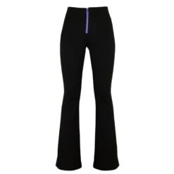 Wicked Elastic Flared Trousers In Black