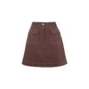 Francis Skirt Maroon -Maison Close Sales wmykmqzaomxs2rkbf6yq