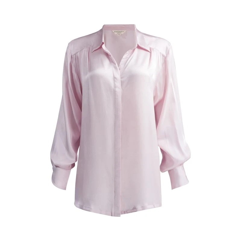 Women Silk Shirt - Rose Gold 3 Women Silk Shirt - Rose Gold