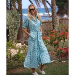 Cotton Maddie Dress In Blue & Navy Ditsy Flower 7 Cotton Maddie Dress In Blue & Navy Ditsy Flower -Maison Close Sales x0grr85aw7utke1jz0ef