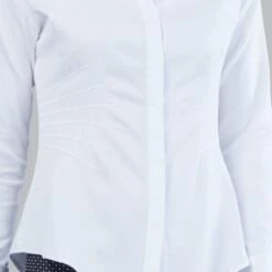 Joy Shirt - Pure Mercerized Cotton In White Check -Maison Close Sales xyjdslsz7toxzapxkhhk