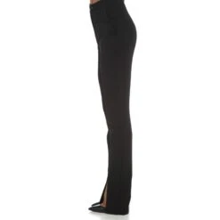 Slit Front Cigarette Pant In Black -Maison Close Sales y4ehudkyaa6xe0oqnep1