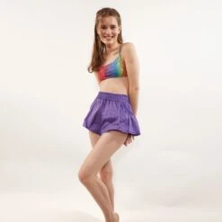 Starry Glitter Rainbow Bikini Top - Multi -Maison Close Sales yfddslwujpglslkiofyk